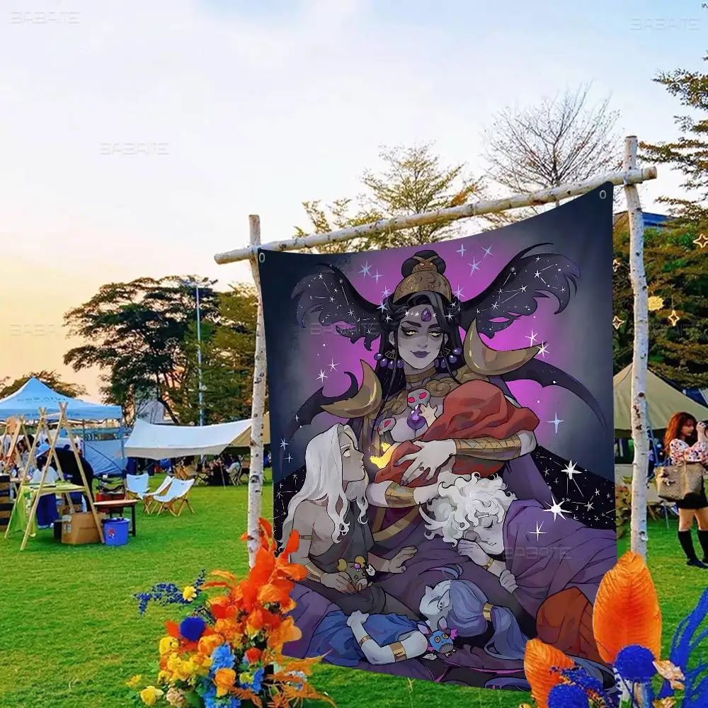 أنيمي H-Hades راية الفن الطباعة اليابانية جدار العلم أنيمي الجدار الشنق ديكور المنزل