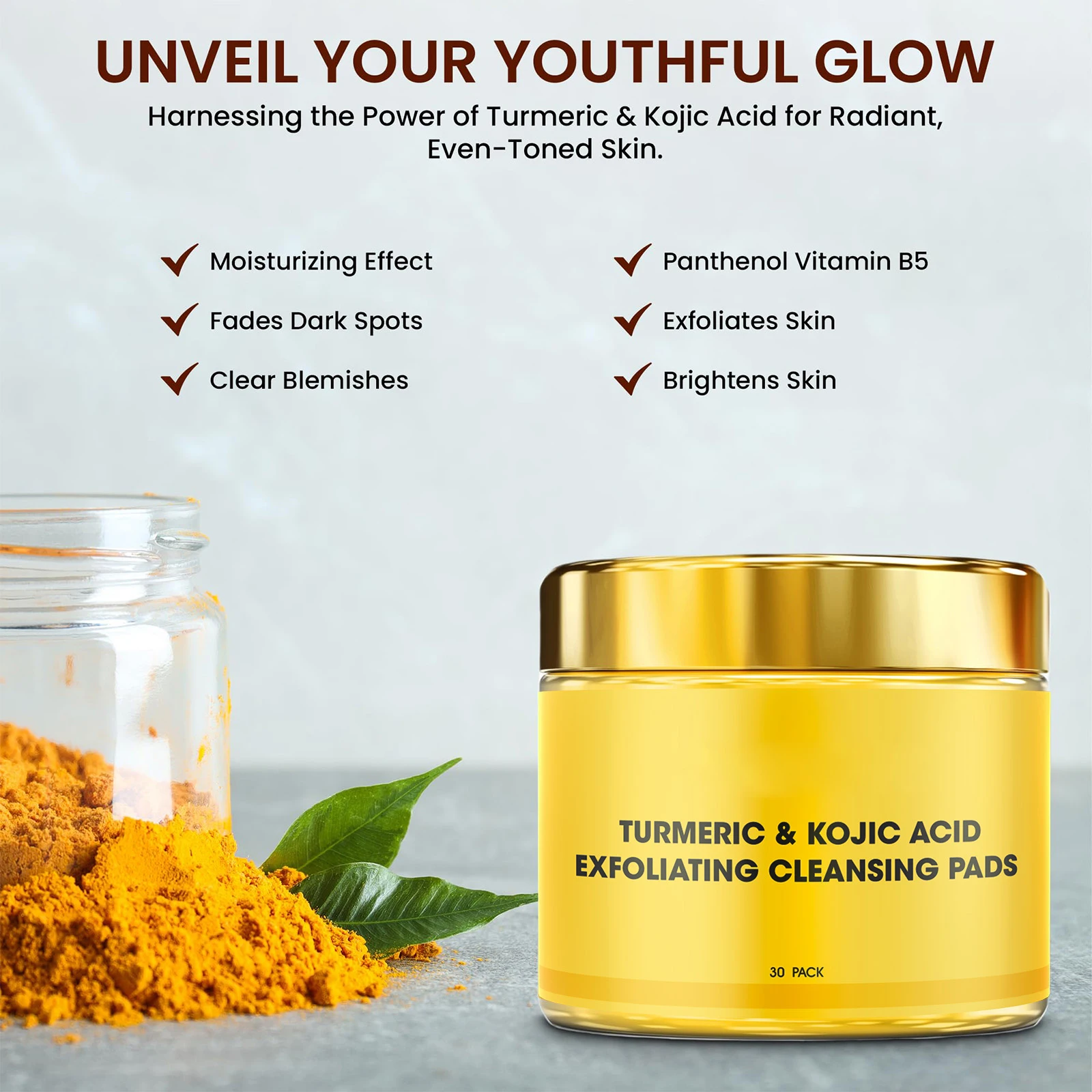 Face Cleansing Pads for Facial Radiance Gentle Exfoliating Toner Pads for Deep Cleaning Moisturizing Exfoliating Toner Pads