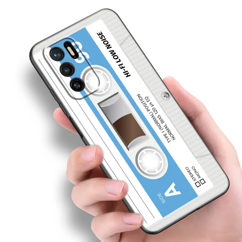 Vintage Cassette tape retro style Black Silicone Phone Case For Xiaomi Redmi Note 9 10 11 11S 11T 12 13 Pro 5G Plus 9S 10S 12S image 5