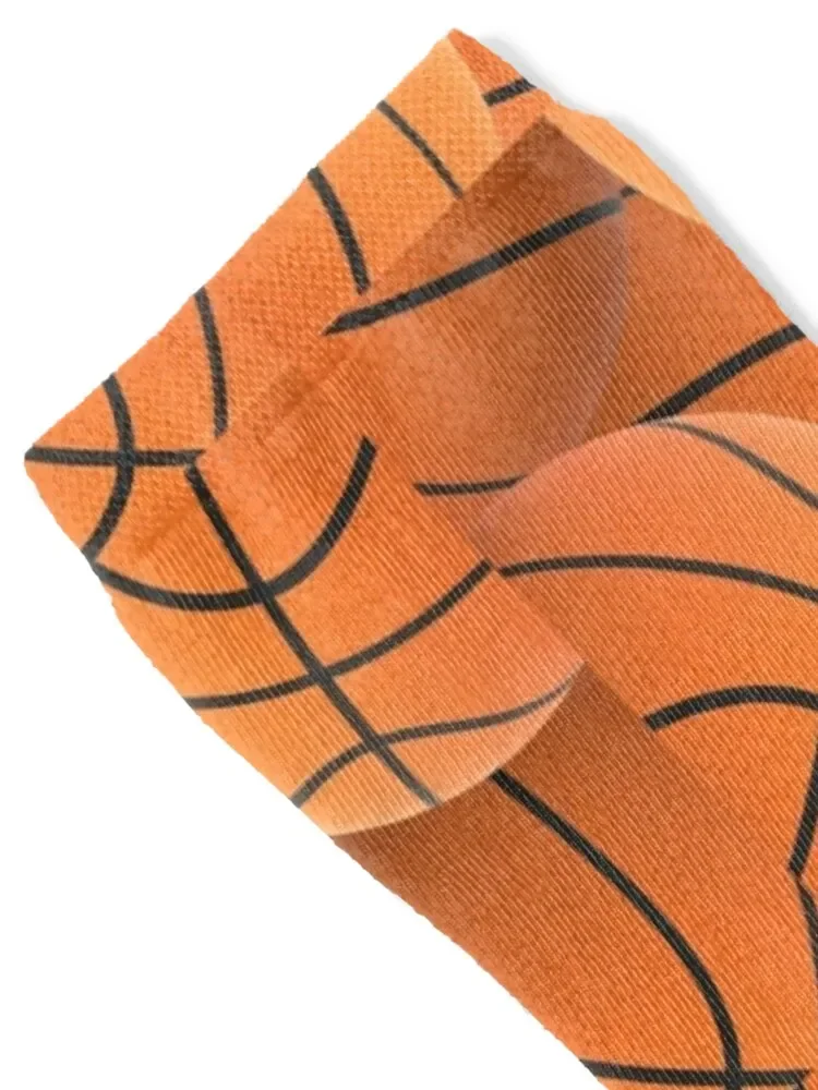 Abstract Basketballs Pattern for Fans and Players Socks essential cycling tennis Women's Socks Men's