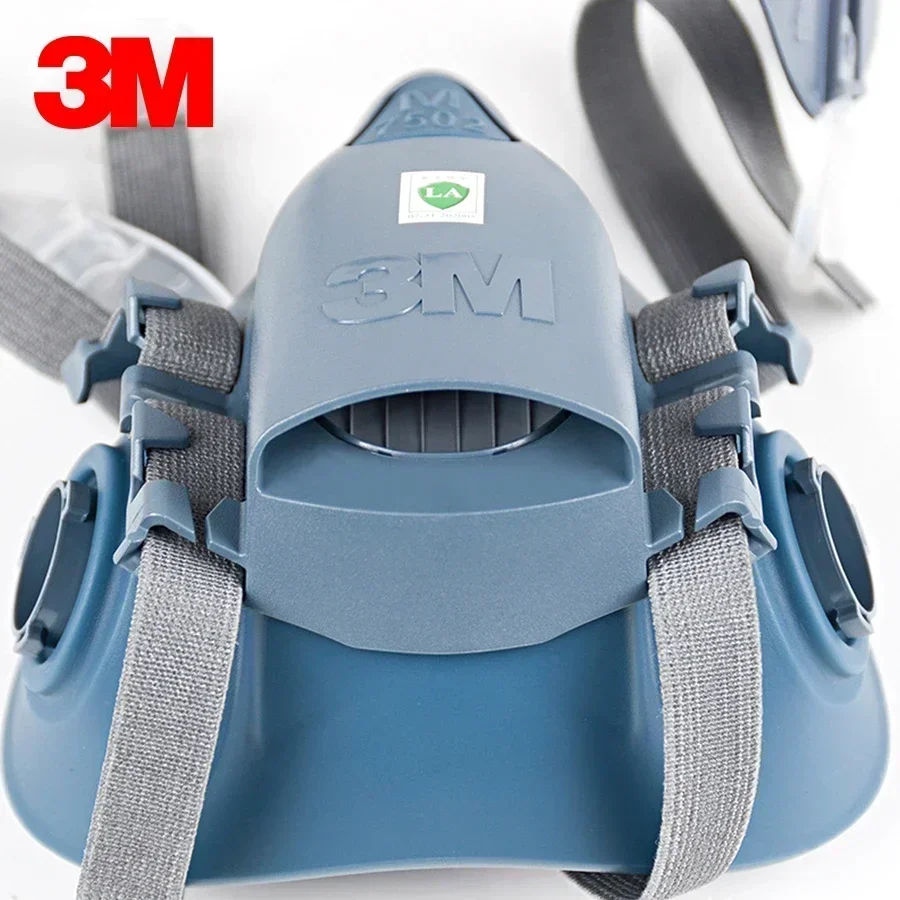 10 ชิ้น 3 เมตร 7502 หน้ากากแก๊สสารเคมี Respirator หน้ากากป้องกันสีอุตสาหกรรมสเปรย์สามารถจับคู่กับ 6000 กรอง Anti แก๊สอินทรีย์