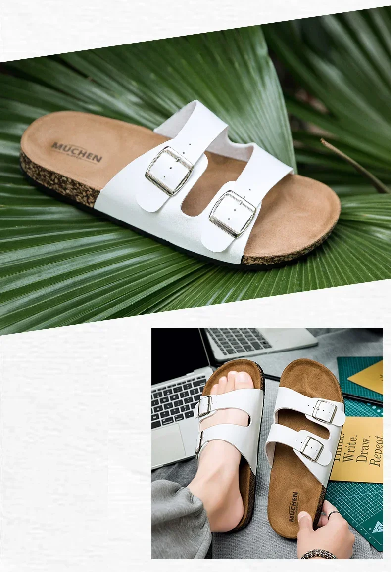 Neue klassische Kork-Flip-Flops für Herren und Damen – grenzüberschreitender Außenhandel, Partner-Outdoor-Slipper – Detail 12