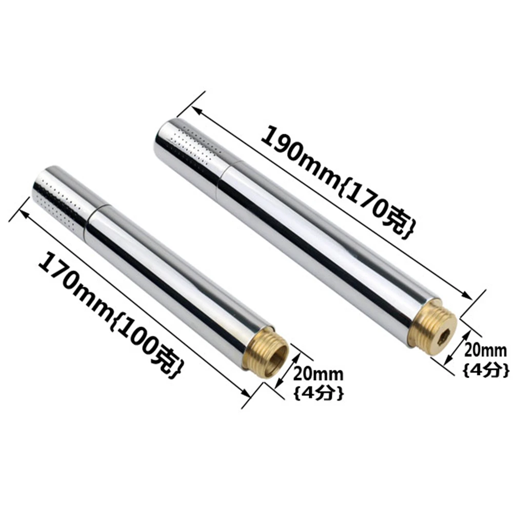 2PCS FOR All Copper Hand Shower Single Head Shower Nozzle Copper Rod Copper Round