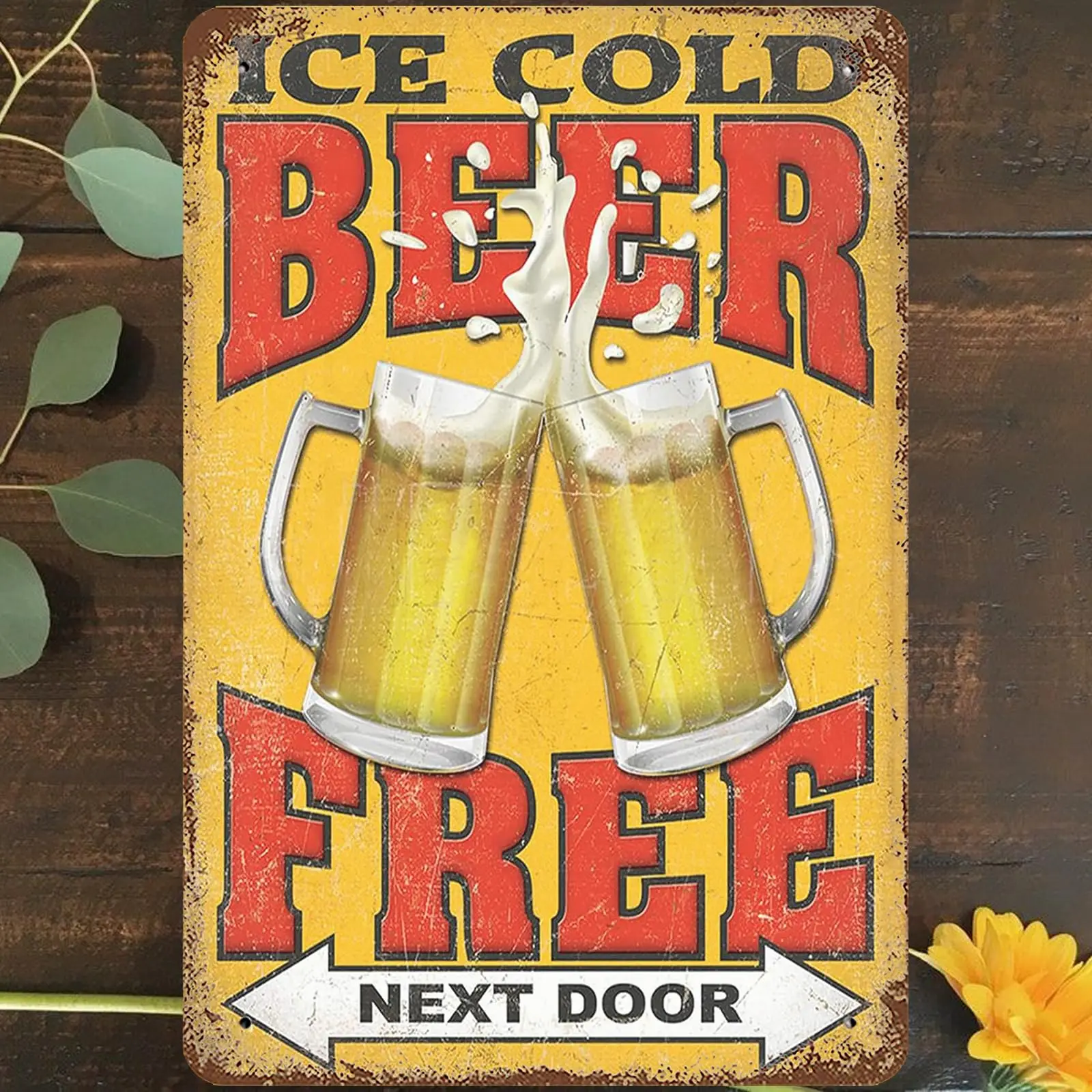 Vintage Metal Tin Sign 8