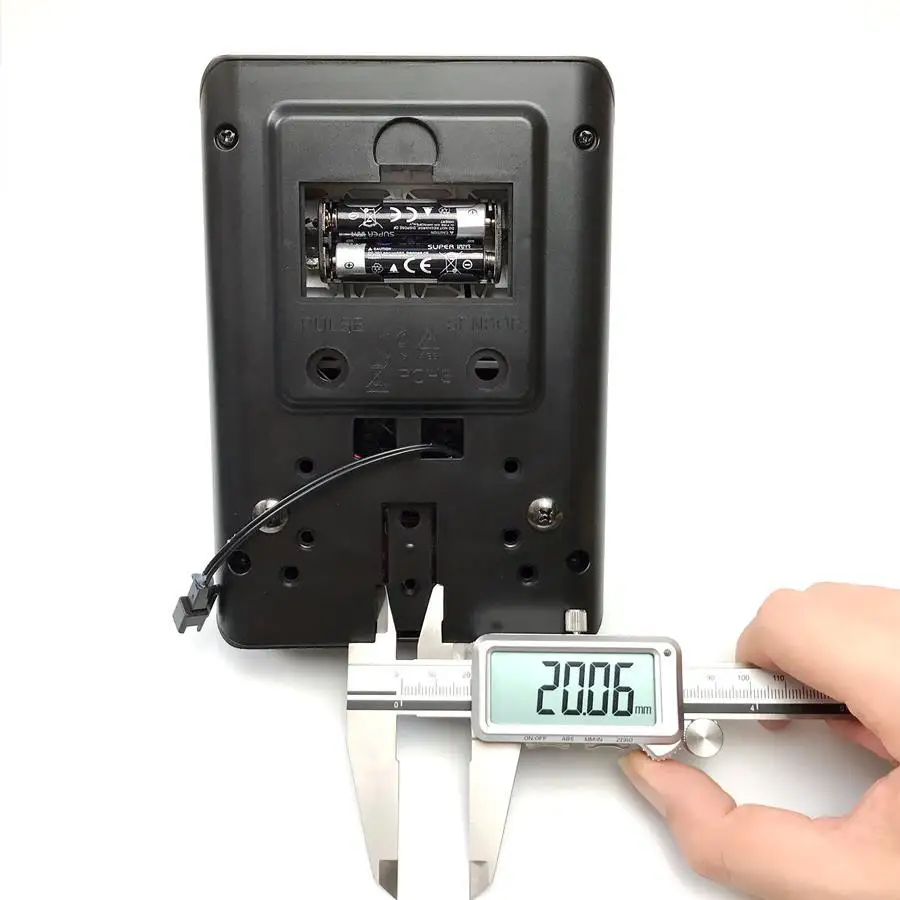 Fitness LCD Counter Display for Rowing Machine Stair Stepper Plastic Housing 158g 21.5 x 14.5 x 11 cm Compact Design