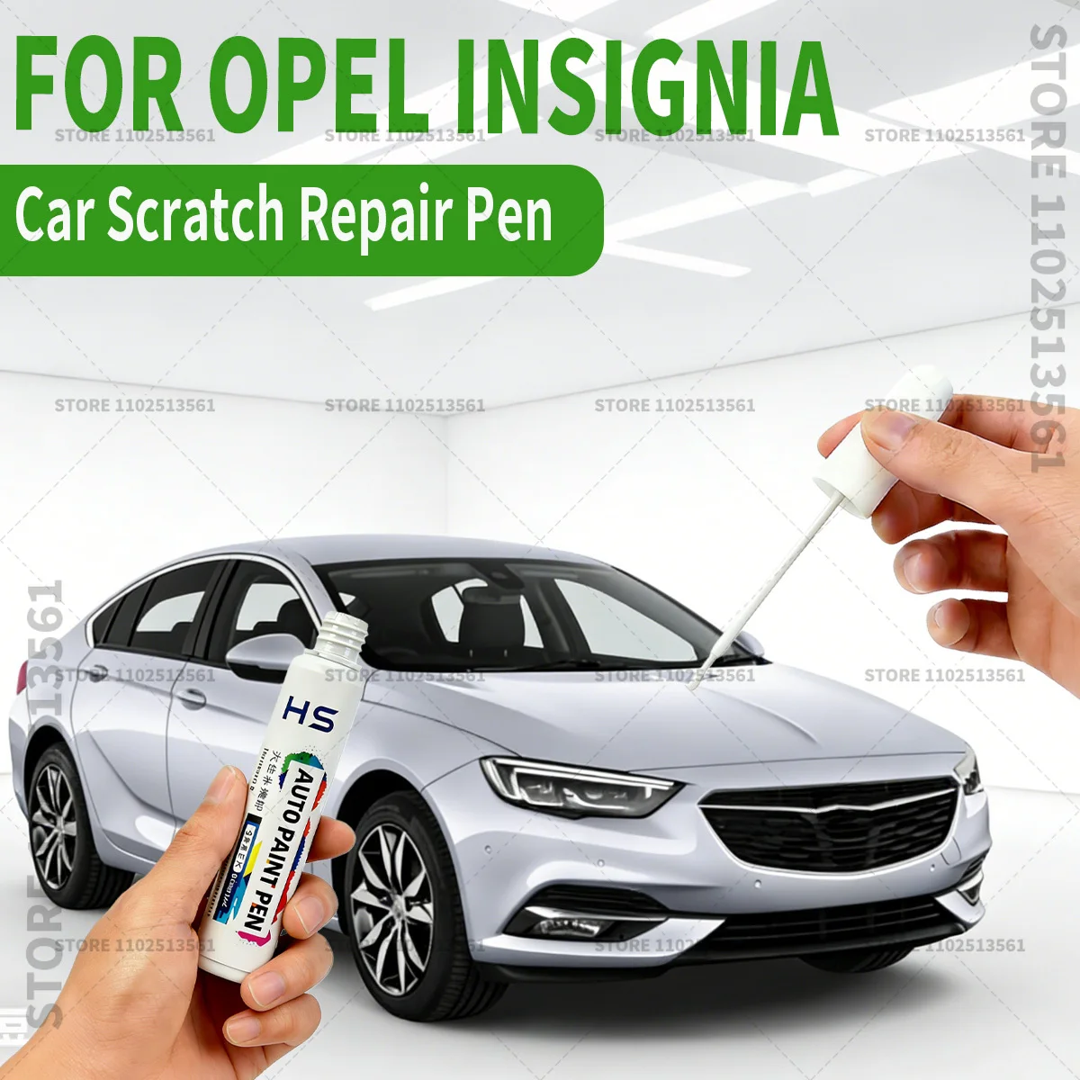 

Ручка-корректор для ремонта автомобильной краски, аксессуары для устранения царапин, белый, какао-коричневый, 14 люксор-синий, перламутровый черный для Opel Insignia 2017-2022