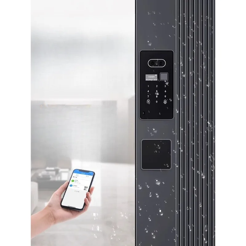 

Ultra-thin embedded automatic smart lock, entrance door password lock, villa double door