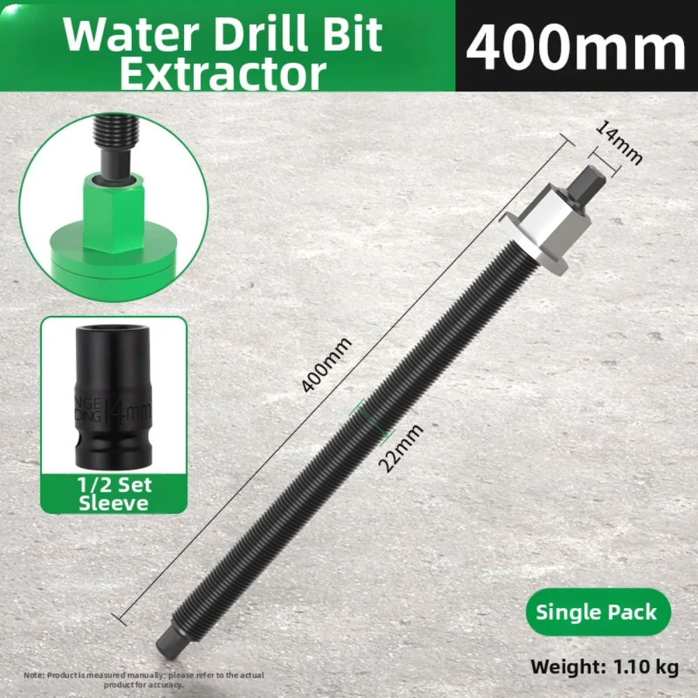 1PCS M22 Thread Concrete Core Drill Bit Extractor Carbon Steel Water Drill Bit Holder Reverse Hammer Drilling Drill Bit
