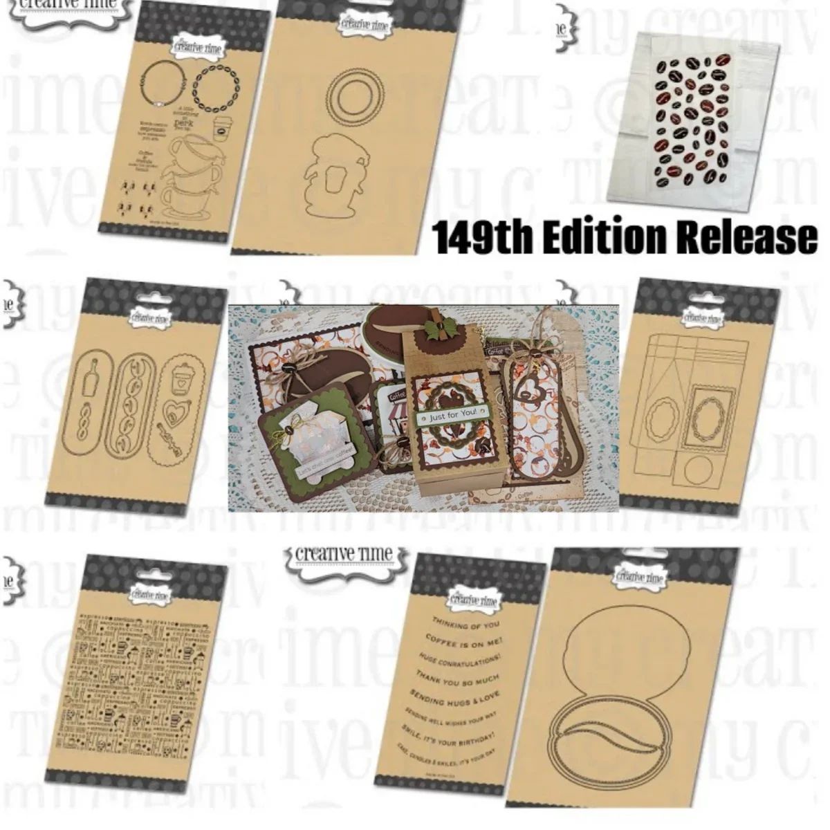 

Coffee Cups Rings Metal Cutting Dies Clear Stamps Hot Foil For DIY Paper Photo Album Diary Scrapbook Craft Decoration Embossing