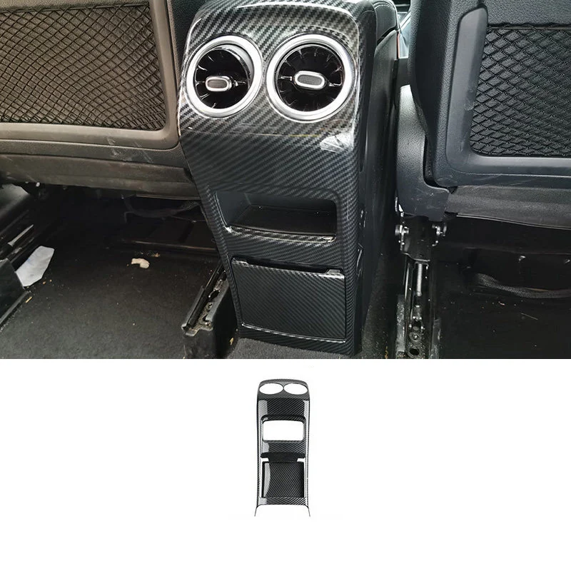 

Car Rear Armrest Air Vent Outlet Anti-kick Cover for Mercedes Benz GLA 2020 2021 2022 H247 Eqa 200 250 35 45 Amg Accessories