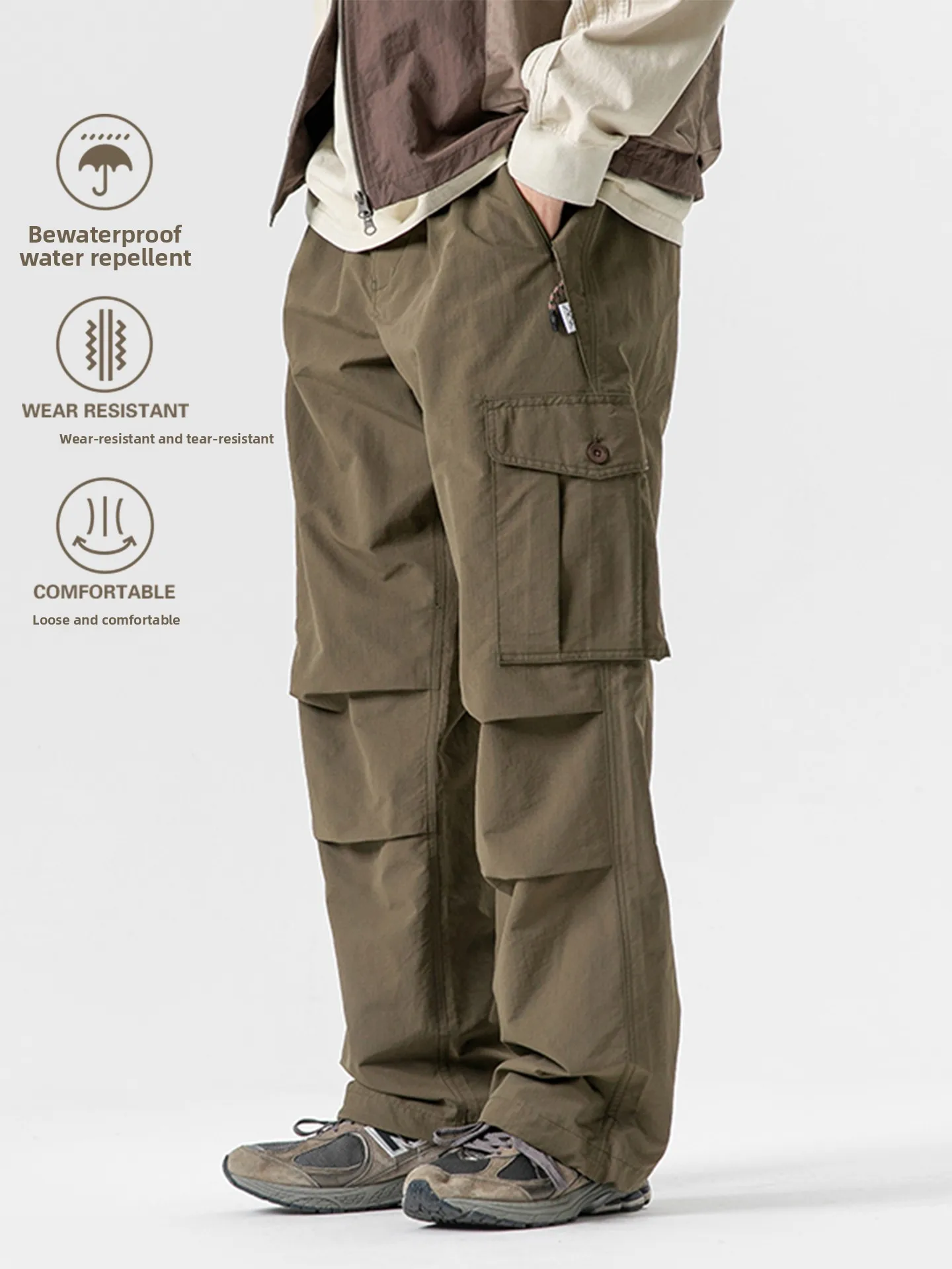 

Рабочие брюки для активного отдыха мужские и женские, осенне-зимние, теплые, водонепроницаемые, ветрозащитные, на флисовой подкладке, свободного кроя, прямые, карго