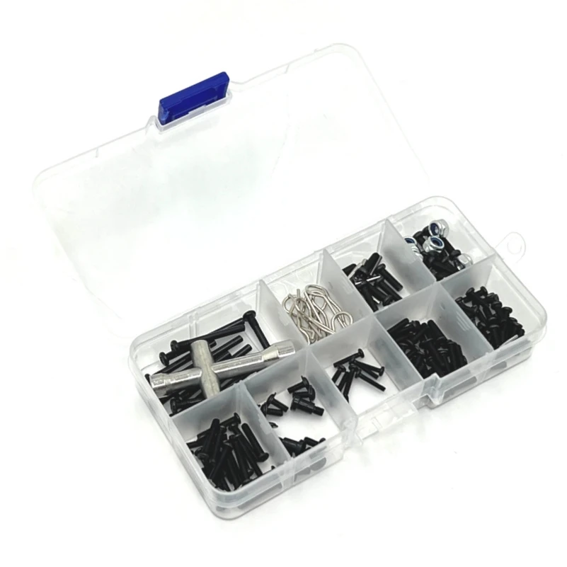 Kit de tornillos de Metal SCY, herramientas de reparación, piezas de repuesto para coche RC 16101, 16102, 16103, 16104, 16106, 16201, JJRC Q130A, Q130B, Q141