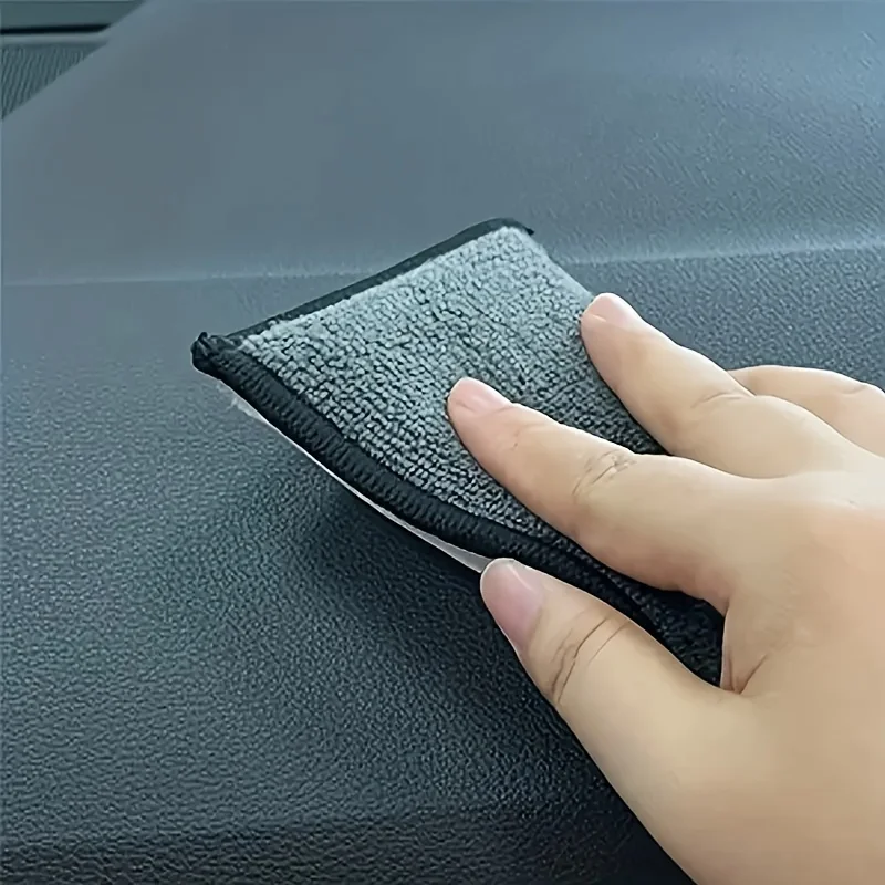 إسفنجة تنظيف داخلية للسيارة للجلد ، جانب مزدوج ، وسادة غسيل ، بدون خدش ، مايكروفايبر ، 5 * *