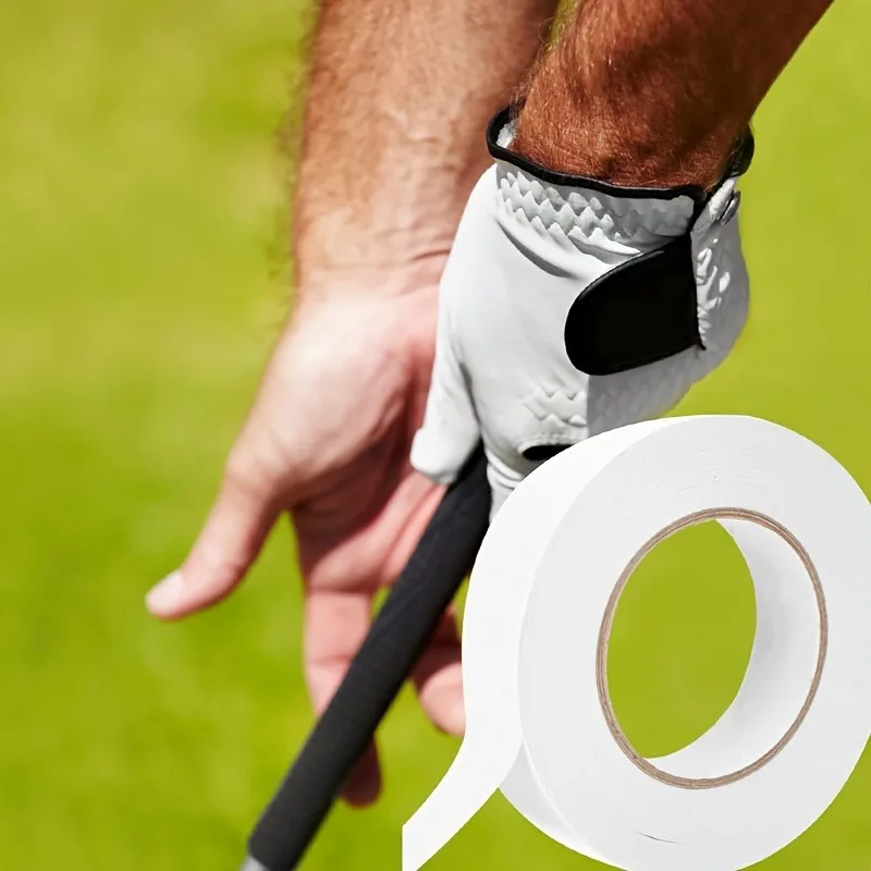 2025 New High-End Golf Grip Tape, Double-Sided Adhesive Tape, 3 Cm 5 Cm White PVC Material Golf Accessories and Equipment
