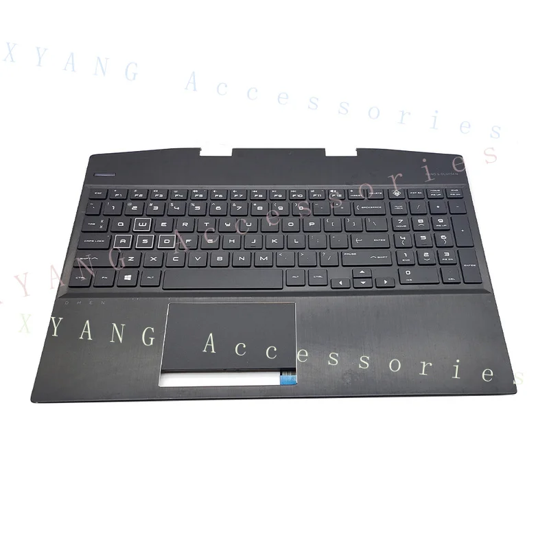 PP+ AM2JZ000430 For HP Omen 15-DH Palmrest RGB Backlit Keyboard Touchpad 15.6in