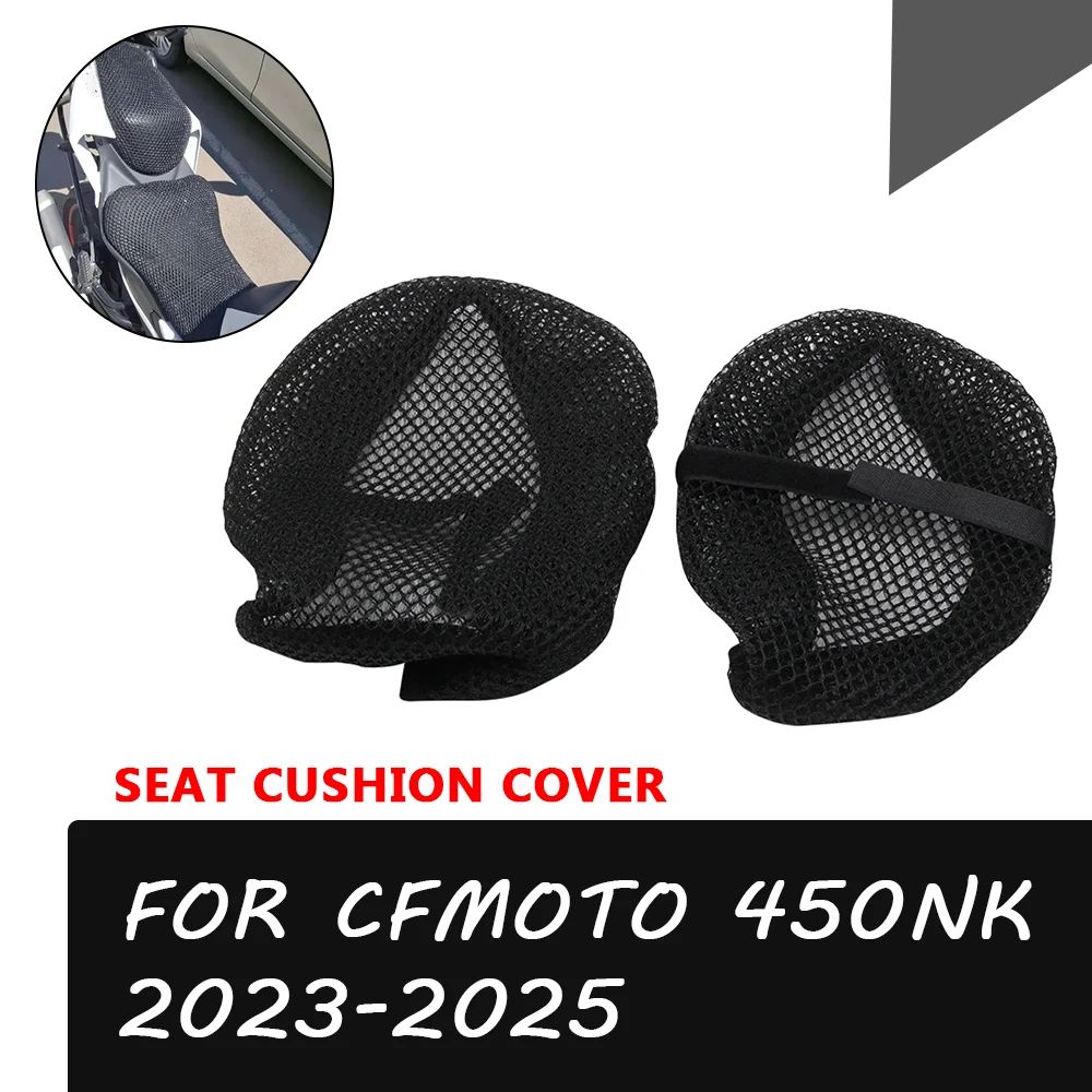 For CFMOTO 450NK NK450 450 NK 450 2024 2025 Motorcycle Accessories Mesh Seat Cushion Cover Insulation Seat Cover Protector Mesh