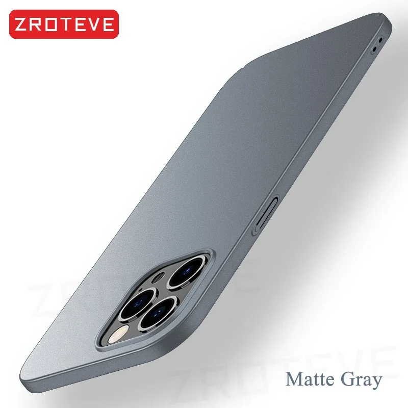 Handyhüllen für iPhone 18 Pro Max 17 17e Air 16 16e 15 14 Plus 13 Mini Hülle ZROTEVE Luxuriöse Ultradünne Matte Hartschale aus Kunststoff – Detail 24