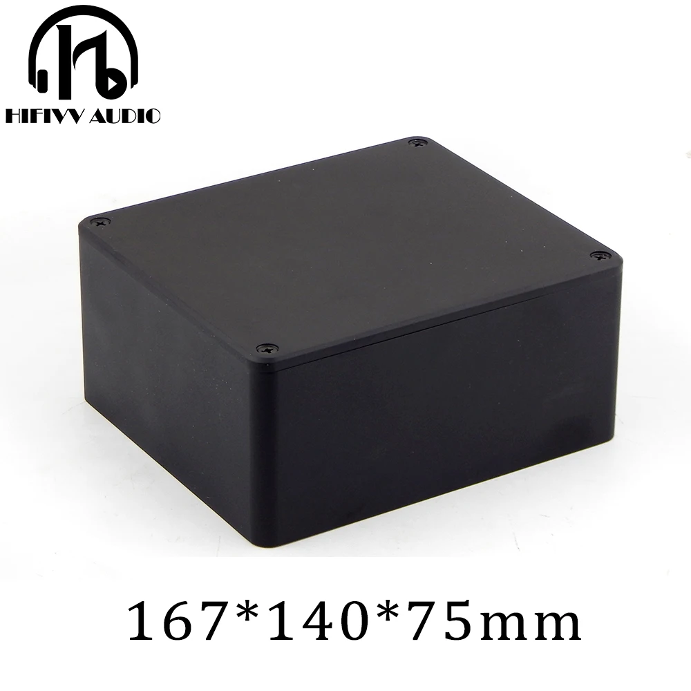 160*75*140Mm E-Core Transformator Cover Aluminium Schild Behuizing Hifi Audio Buis Versterkers Chassis Shell Diy Systeem