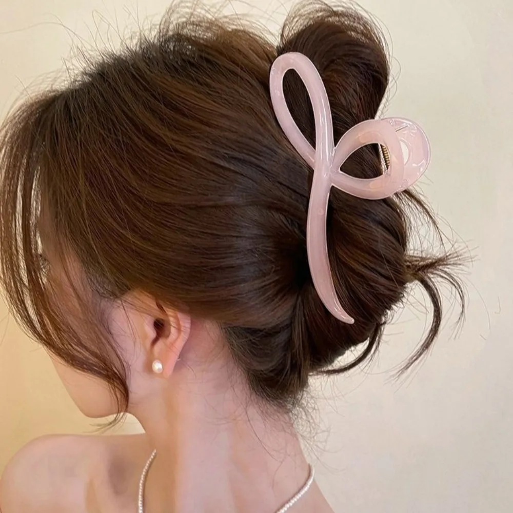 أنيقة هلام اللون القوس مشبك شعر للنساء الفتيات الحلو زخرفة عودة عقال مقاطع الشعر دبوس الشعر موضة إكسسوارات الشعر