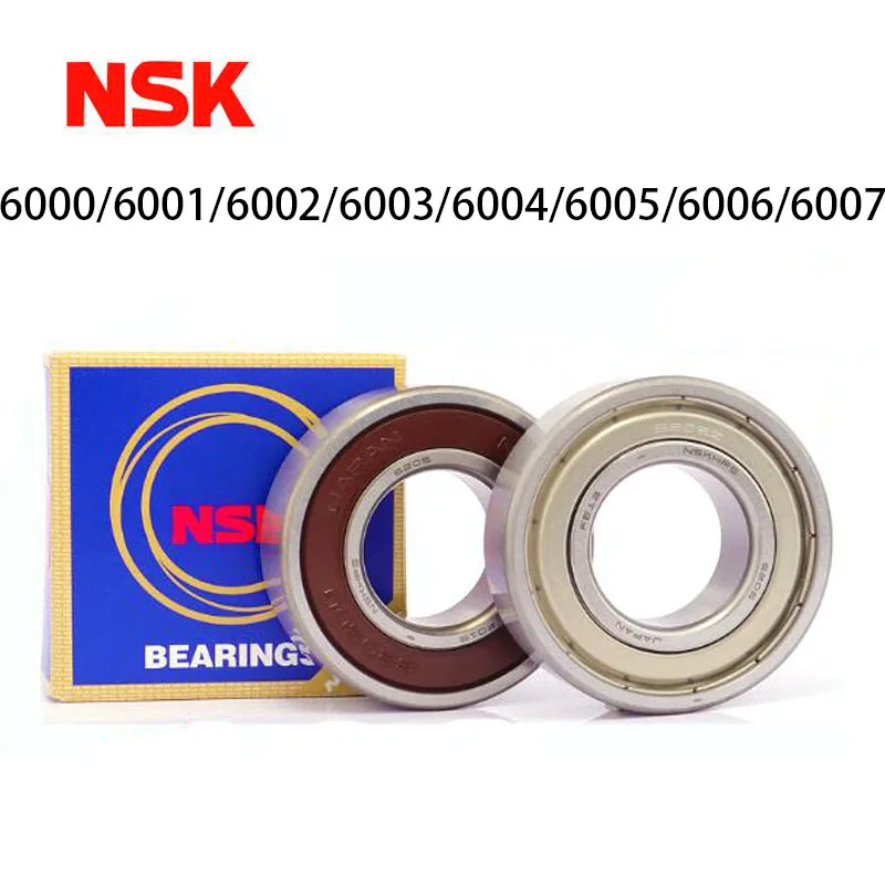 

High Speed NSK Japan Bearing 6000 6001 6002 6003 6004 6005 6006 6007 2RS/ZZ Rubber Sealed Deep Groove Ball Bearing