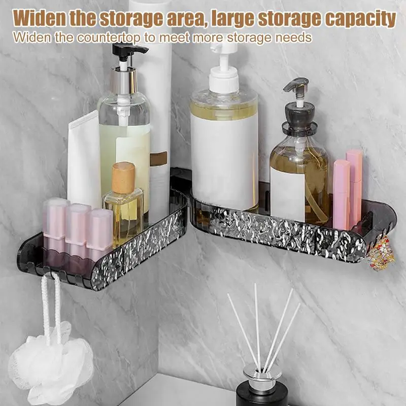 Mensola per doccia angolare Organizzatore per doccia da bagno impermeabile Organizzatore per bagno portatile Mensola per doccia riutilizzabile per bagno