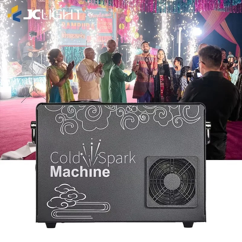 650W Indoor Cold Spark Fountain  Safe Low Noise Pyro Effect Device for Wedding Club Stage Performance FX Gear