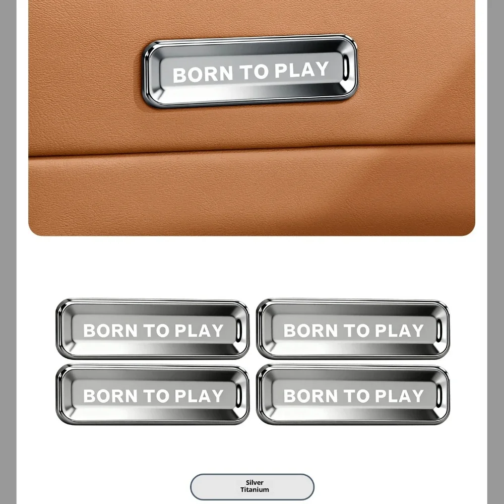 For Chery ICar V27 Stainless Steel Inner Door Handle Stickers Decor Trim Panel Interior Mod Accessories