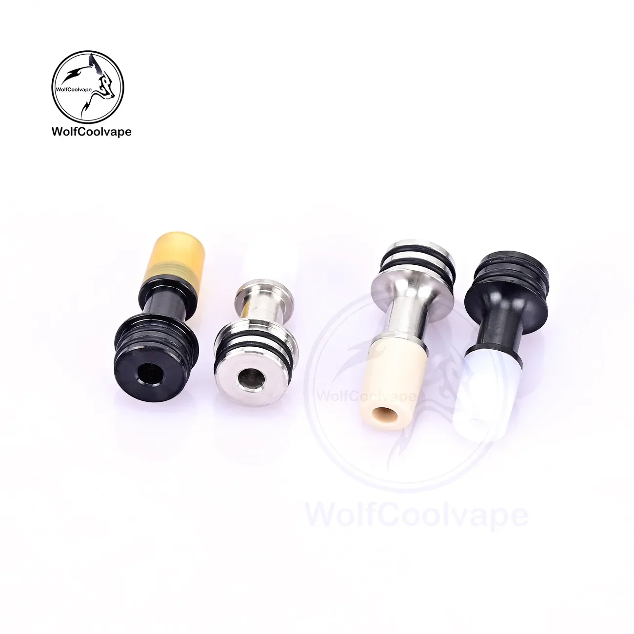 Punta de goteo wolfcoolvape 510 Vape para tanque atomizador RDA RTA RDTA boquilla Universal apta para Mods y dispositivos de cigarrillos electrónicos