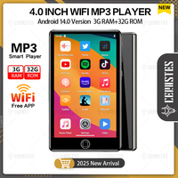 Android 14.0 Smart System MP3 Player with Bluetooth and wifi, Free APP 4.0\