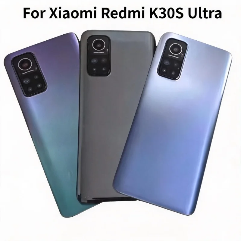 For K30SUltra Battery Back Cover For Xiaomi Redmi K30S Ultra Rear Housing Case Replace Repair Spare Parts M2007J3SC