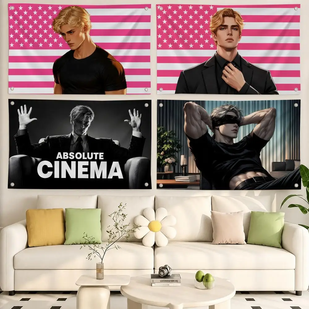 Character Aaron Warner Flags Flags, Room, Dormitory, Camping, Party, Home Decor Gifts