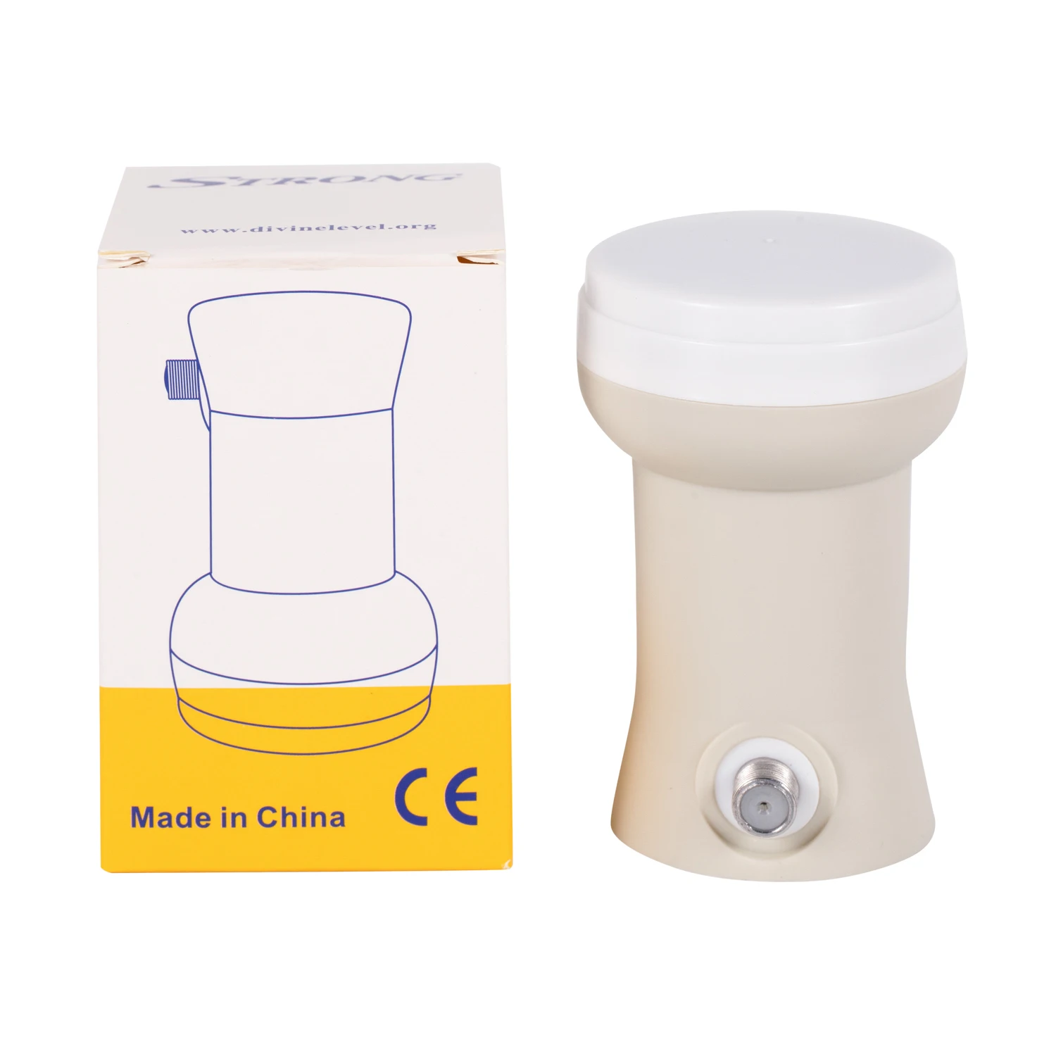 Ricevitore TV satellitare universale KU Band Single LNB HD ad alto guadagno e basso rumore per DTH