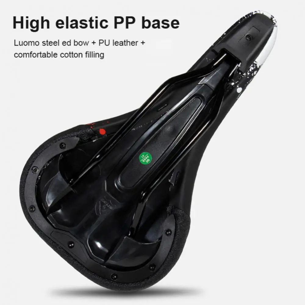 Seat Cushion Shock Absorber Ball Design Double Track Scratch-resistant Mountain Bike Saddle Dirt-resistant One Size