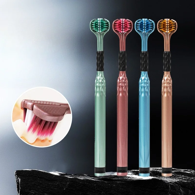 3 Sided Soft Bristle Toothbrush High Quality Supermarket Best Seller Household Item