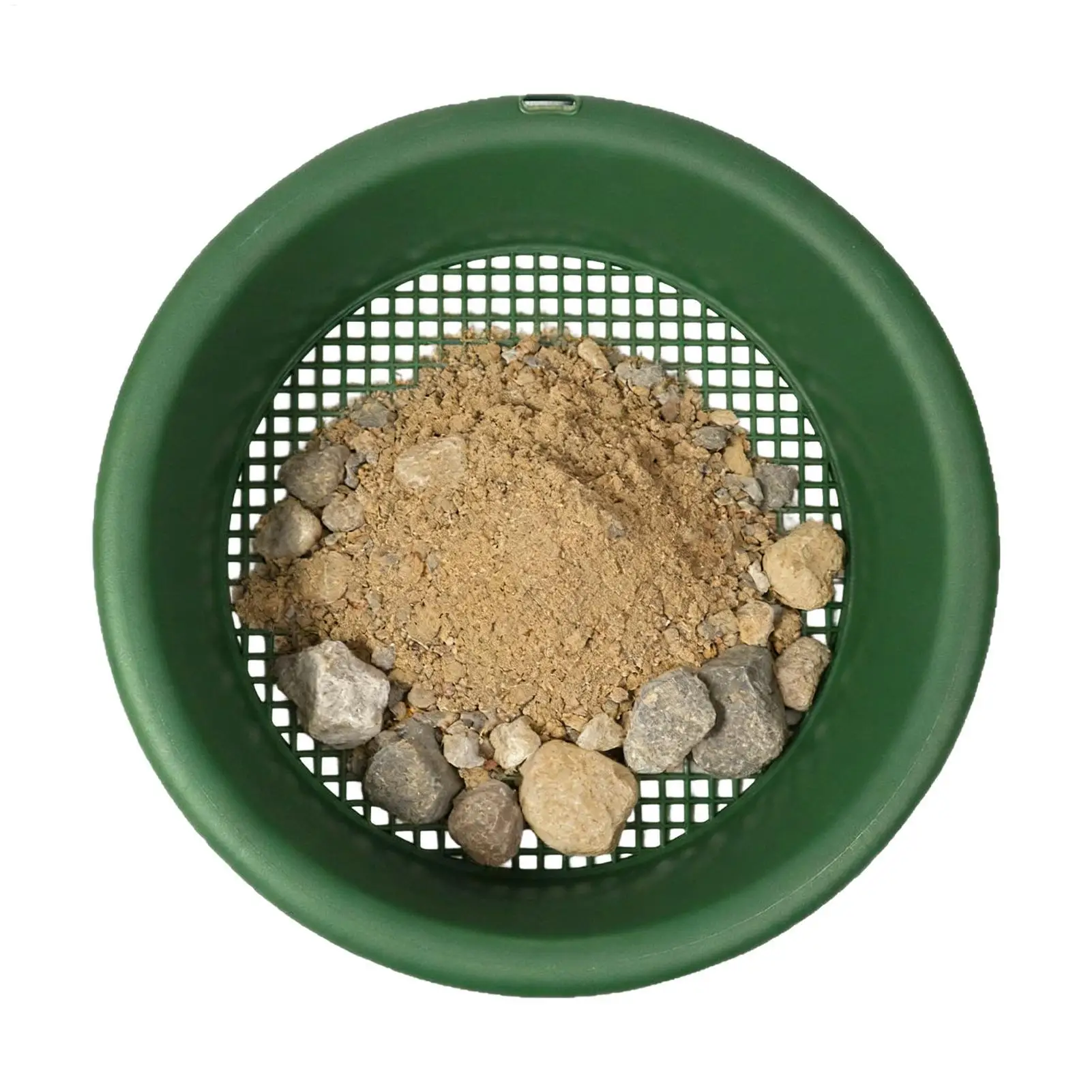 Sifter for Rocks Rustproof Pellet Sifter Mesh Screen Gold Prospecting Pan for Prospecting Mining Gardening Potted Plants Soil view 3