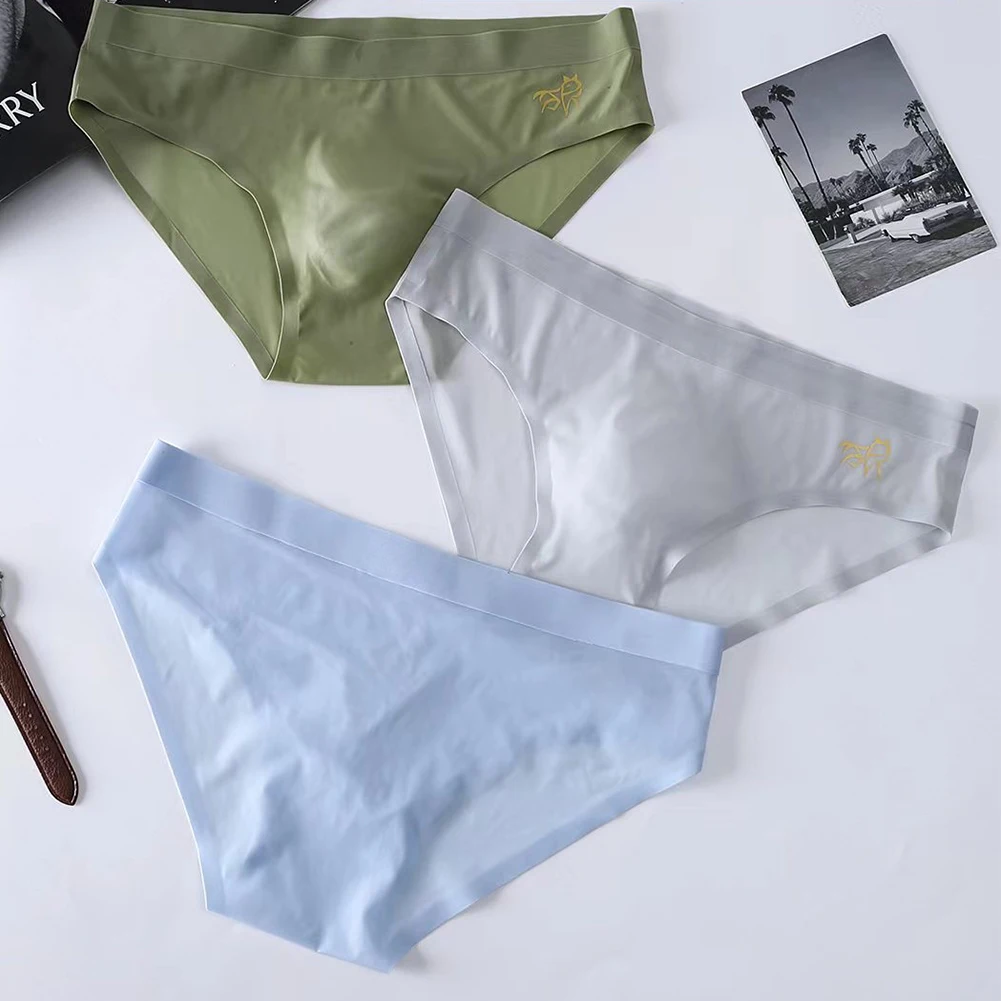 

Comfortable Fit For Daily Wear For Casual Wear Ice Silk Underwear Regular Length Soft Pouch Solid Pattern Brand New