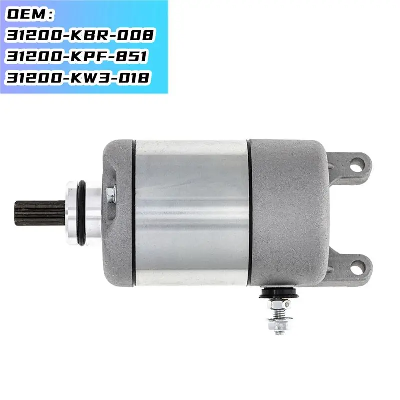 Motor de Partida para Honda XL250 XR250 CBX250 NX250 31200-KBR-008 31200-KPF-851 31200-KW3-018-L94A