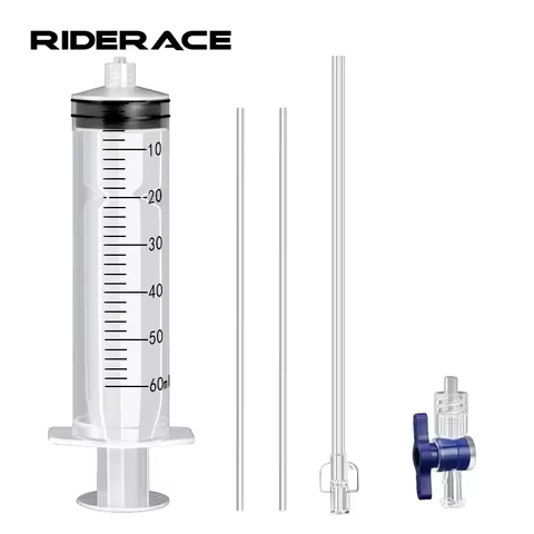 Bicycle Tubeless Tire Liquid Injection Tool 60ml Bike Tire Tubeless Sealant Injector Oil Mineral Change Repair Tools
