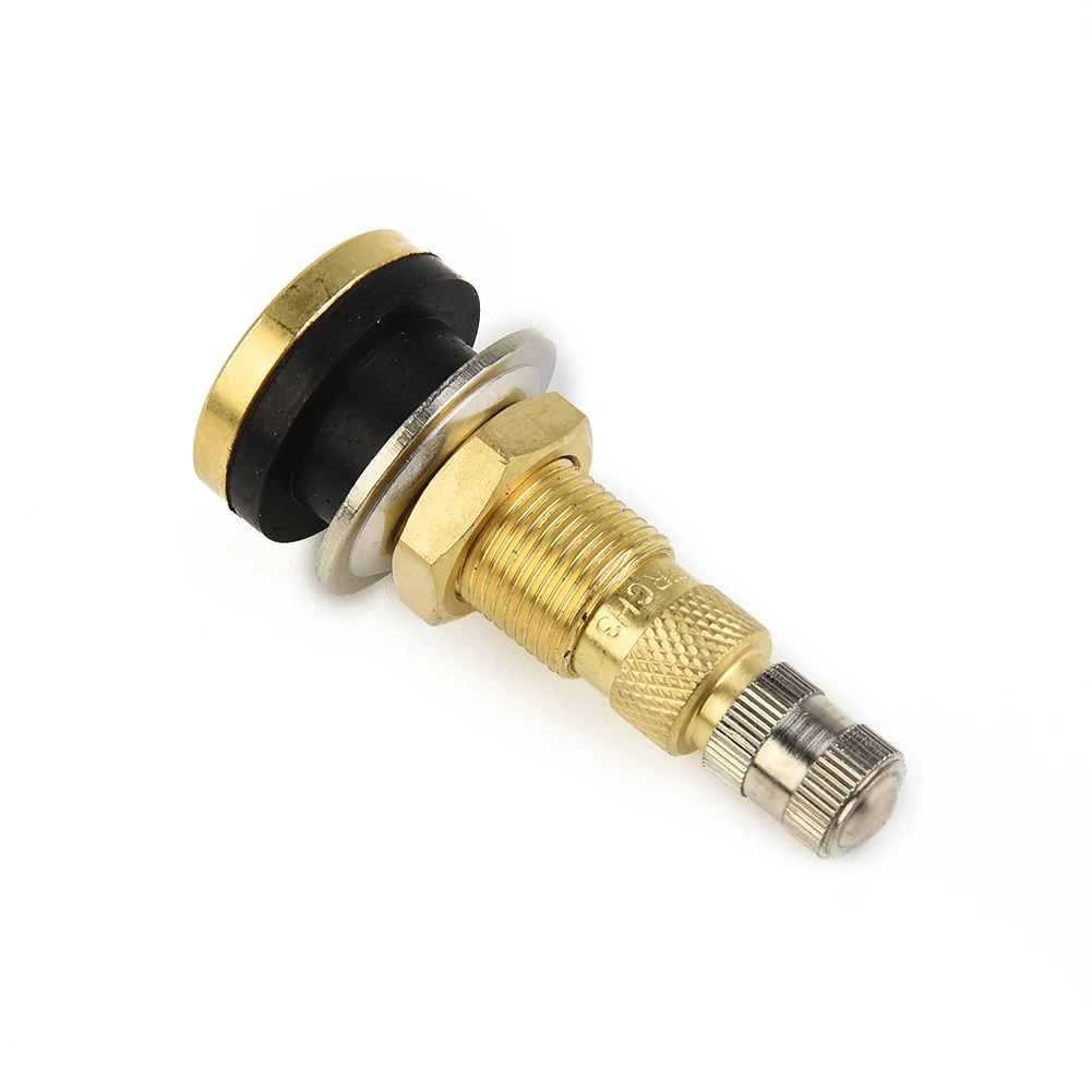 

Premium TR618A Tractor Air Liquid Tubeless Tire Brass Valve Stem Pack, 2PCS, Compatible with 0 625 Valve Hole Diameter
