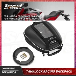 Para HONDA CB 600F 600S CBR 600RR CB 1000R 1300 CBF 600N/S DN01 bolsa de tanque de combustible equipaje accesorios de motocicleta bolsas Tanklock