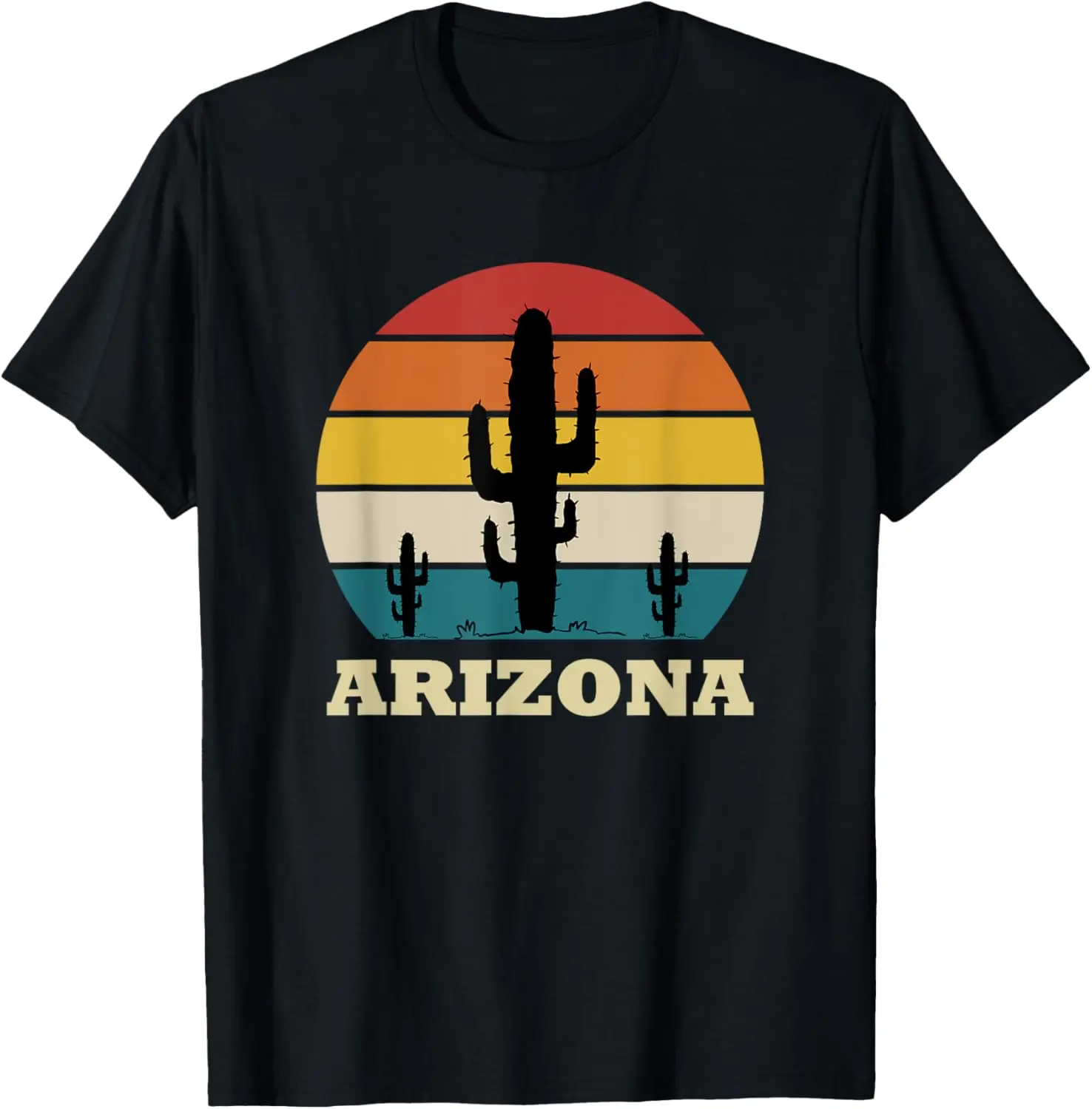 Arizona Cactus Vintage Retro Desert Souvenir T-Shirt