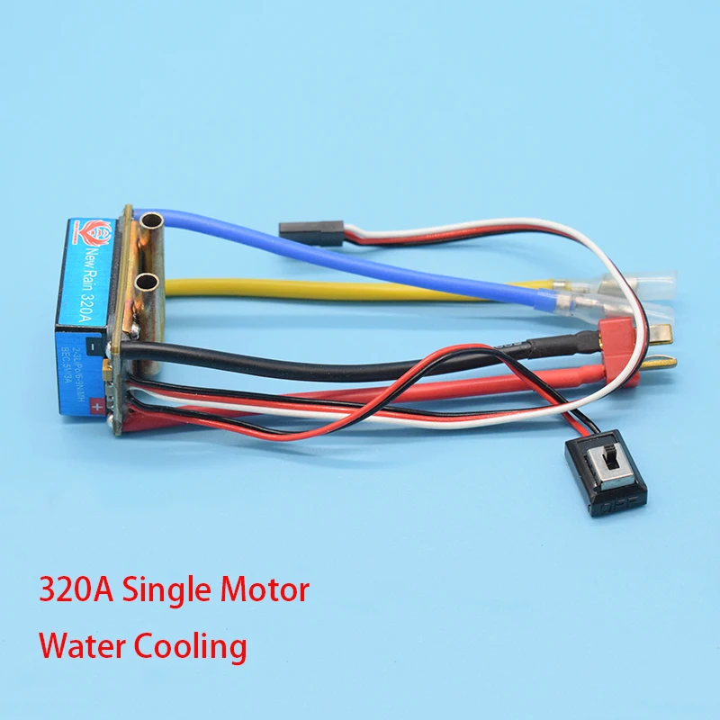 RC Boat 7.2-14.8V 320A/480A ESC380/540/775 Brushed Motor Speed Controller Dual Mode Regulator Band Brake for 1:10 Car Bait