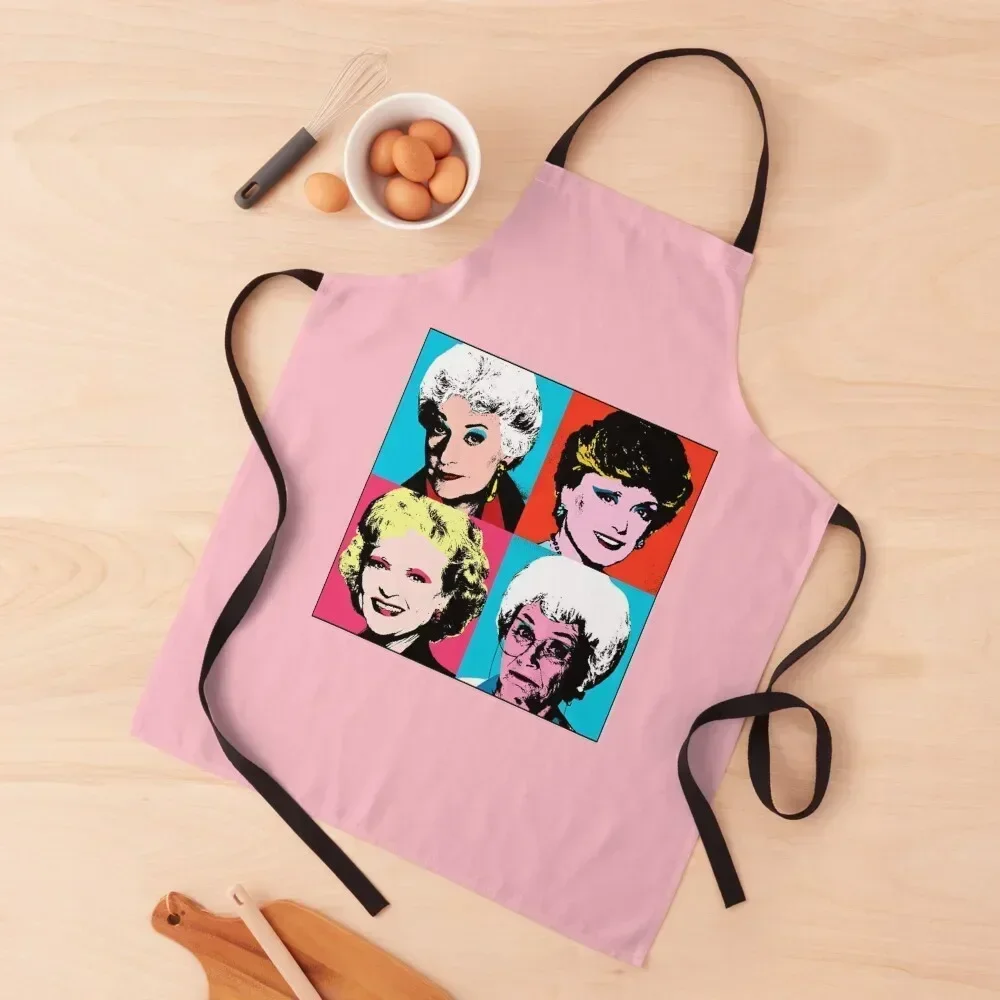 

Golden Girls Apron For Cooking kitchen jacket woman for home useful pieces Kitchen Apras Man Apron