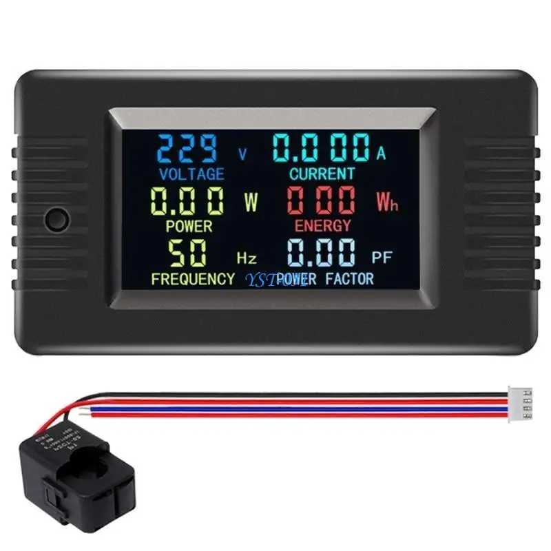E15A AC110/220V الفولتميتر مقياس التيار الكهربائي واتميتر الطاقة تردد التيار مونتيور