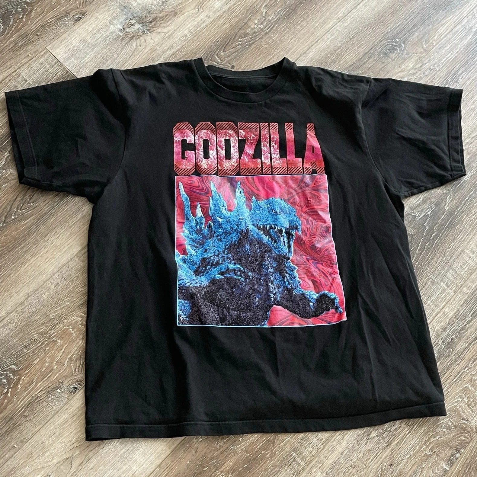 Godzilla Inspired Kaiju Monster Retro Graphic Print T-Shirt Men Women Cotton Oversized Couple Harajuku Casual Streetwear Tops - view 5