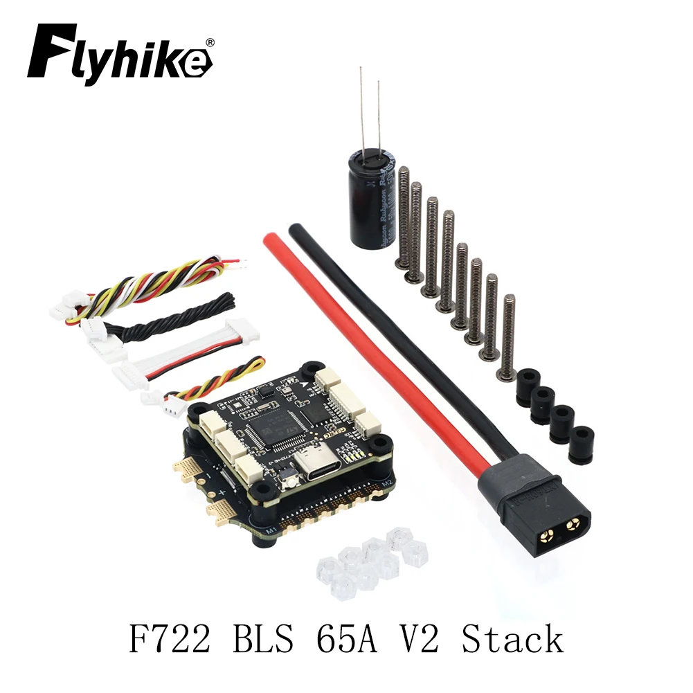 

GEPRC TAKER F722 BT 8Bit 65A Stack F722 V3 FC & H65_8S_BLS 65A 4IN1 ESC