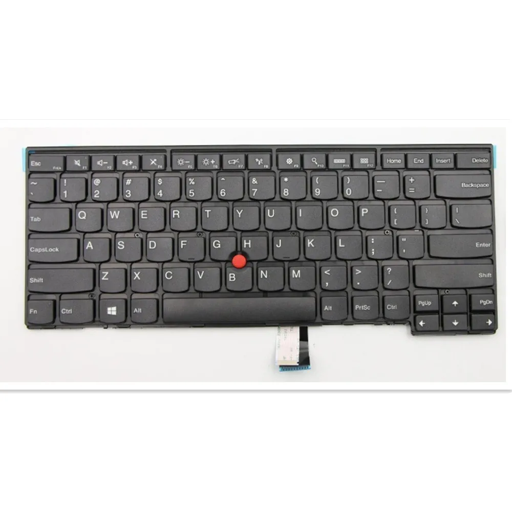 Nuevo teclado Inglés de EE. UU. con Trackpoint sin retroiluminación para Lenovo T440 T440s T440p T431s L440 04Y0824 04Y0862 04X0264