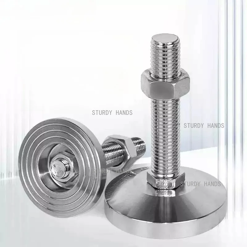 1pc M16/M18/M20 Metal Foot Cup Heavy Duty Anti Slip Fixed Foot Cup Adjustable Height Support Leg Household Hardware Accessories