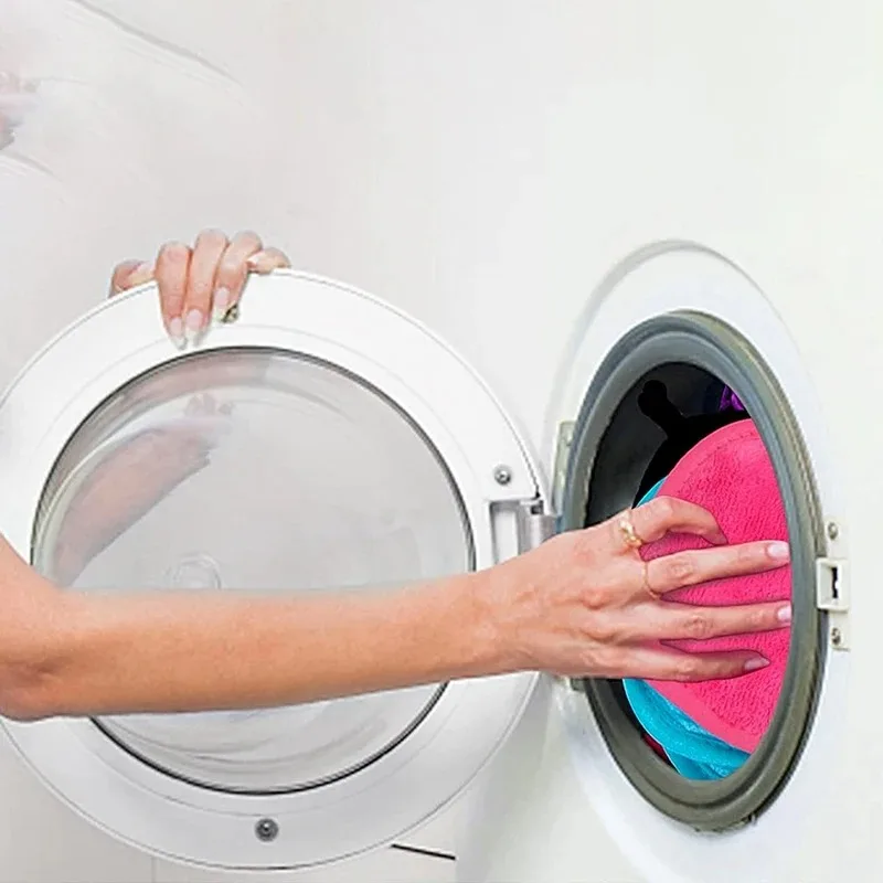 再利用可能なマイクロファイバー製メイク落としクロス - 効果的なメイク落としとディープクレンジングのための環境に優しい洗顔パッド