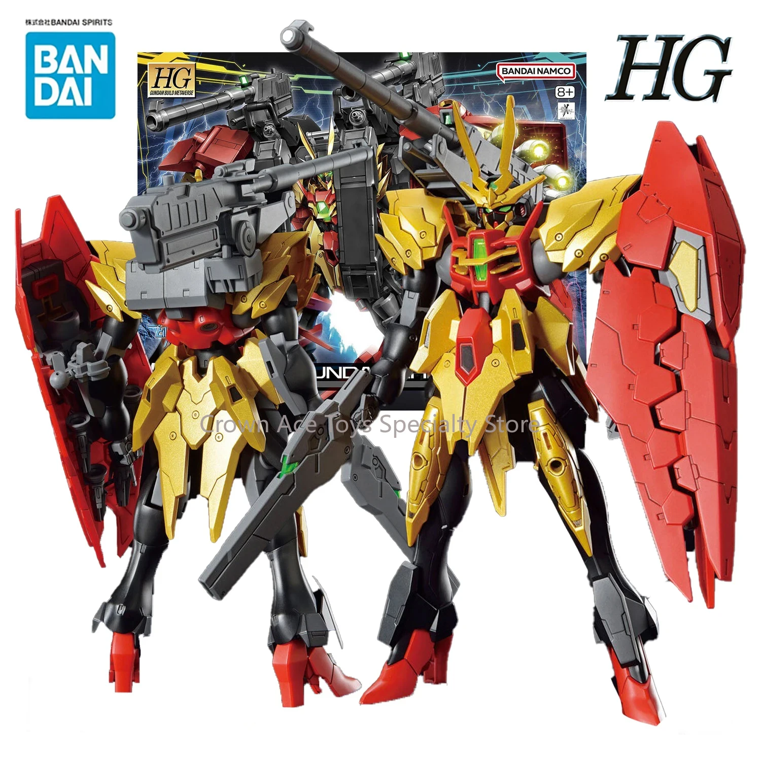 

Bandai Assembled Model Kit 1/144 HG Typhoeus Gundam Chimera Gundam Build Metaverse Anime Action Manga Figures Trendy Toys Gifts